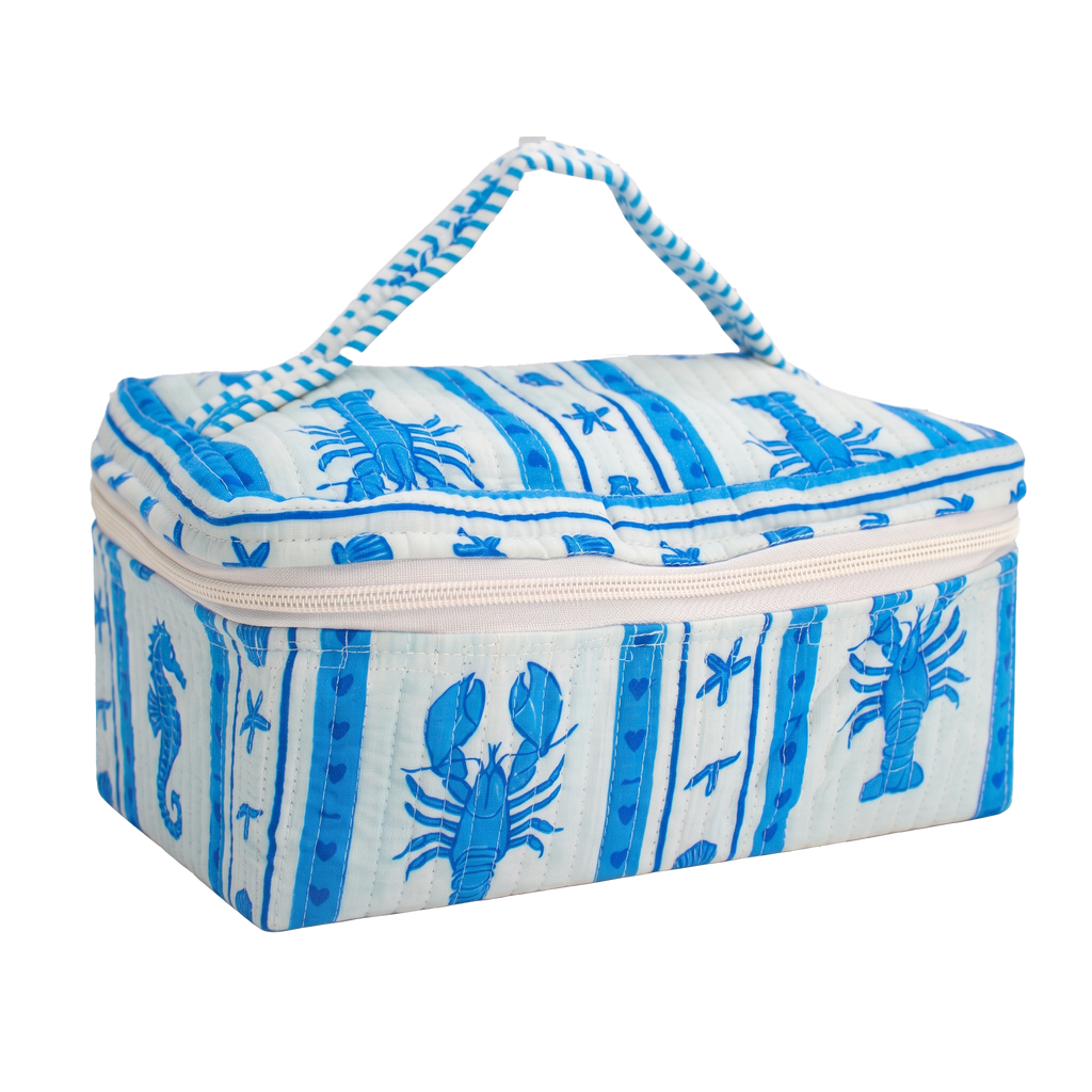 Blauwe Kreeft Vanity bag