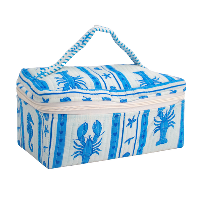 Blauwe Kreeft Vanity bag