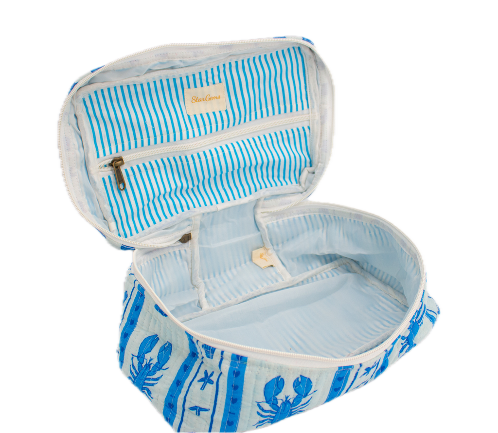 Blauwe Kreeft Vanity bag
