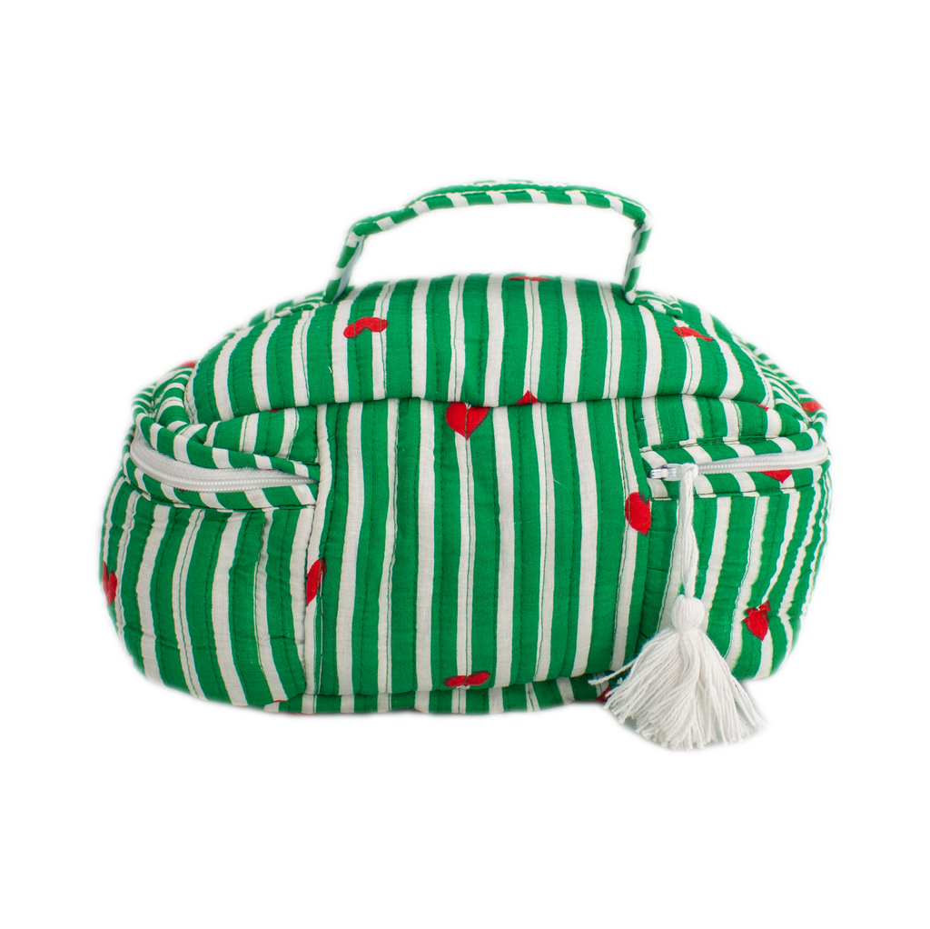 Trousse de toilette Cœur vert
