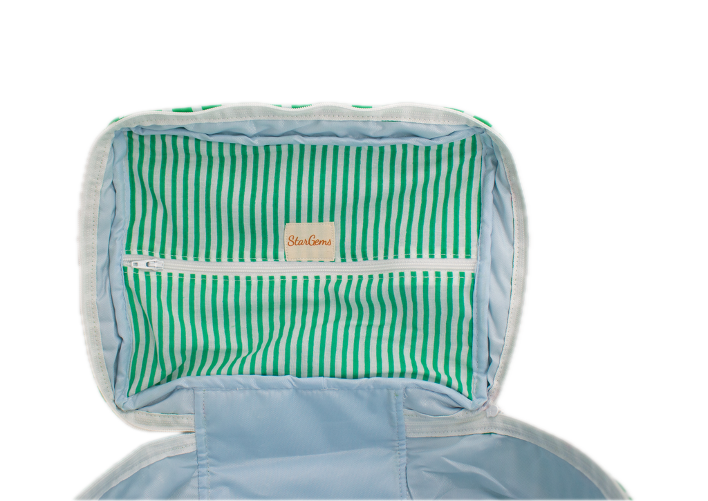 Trousse de toilette Cœur vert
