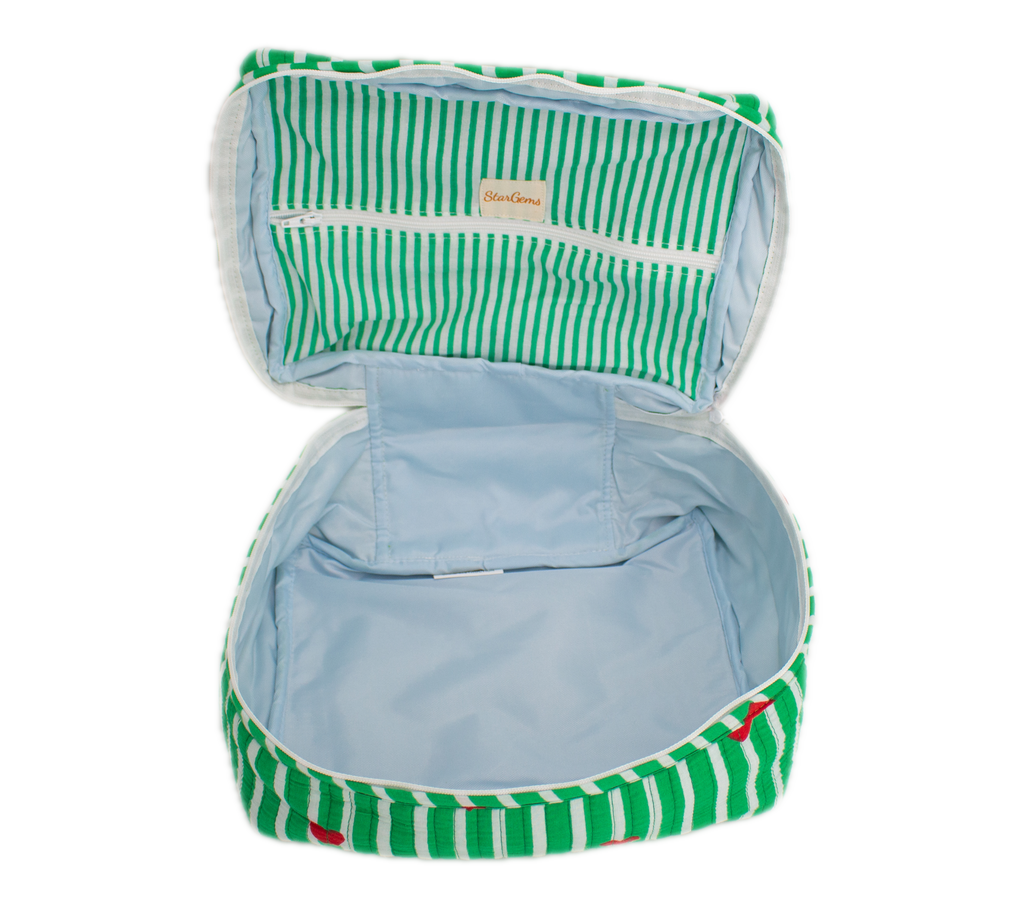 Trousse de toilette Cœur vert