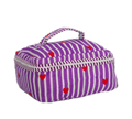 Paars Hart Vanity bag