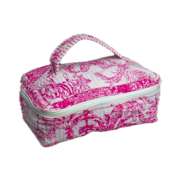 Roze Jungle Vanity bag