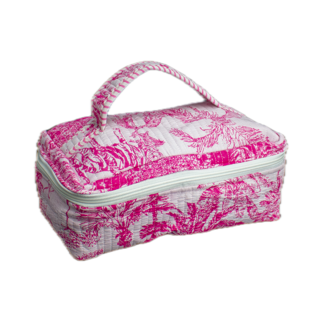 Roze Jungle Vanity bag