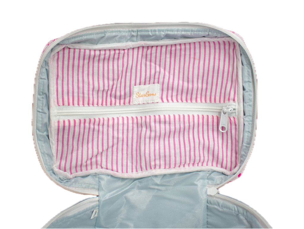 Roze Jungle Vanity bag
