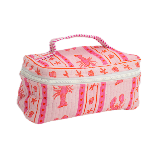 Roze Kreeft Vanity bag