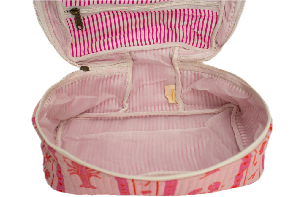 Roze Kreeft Vanity bag