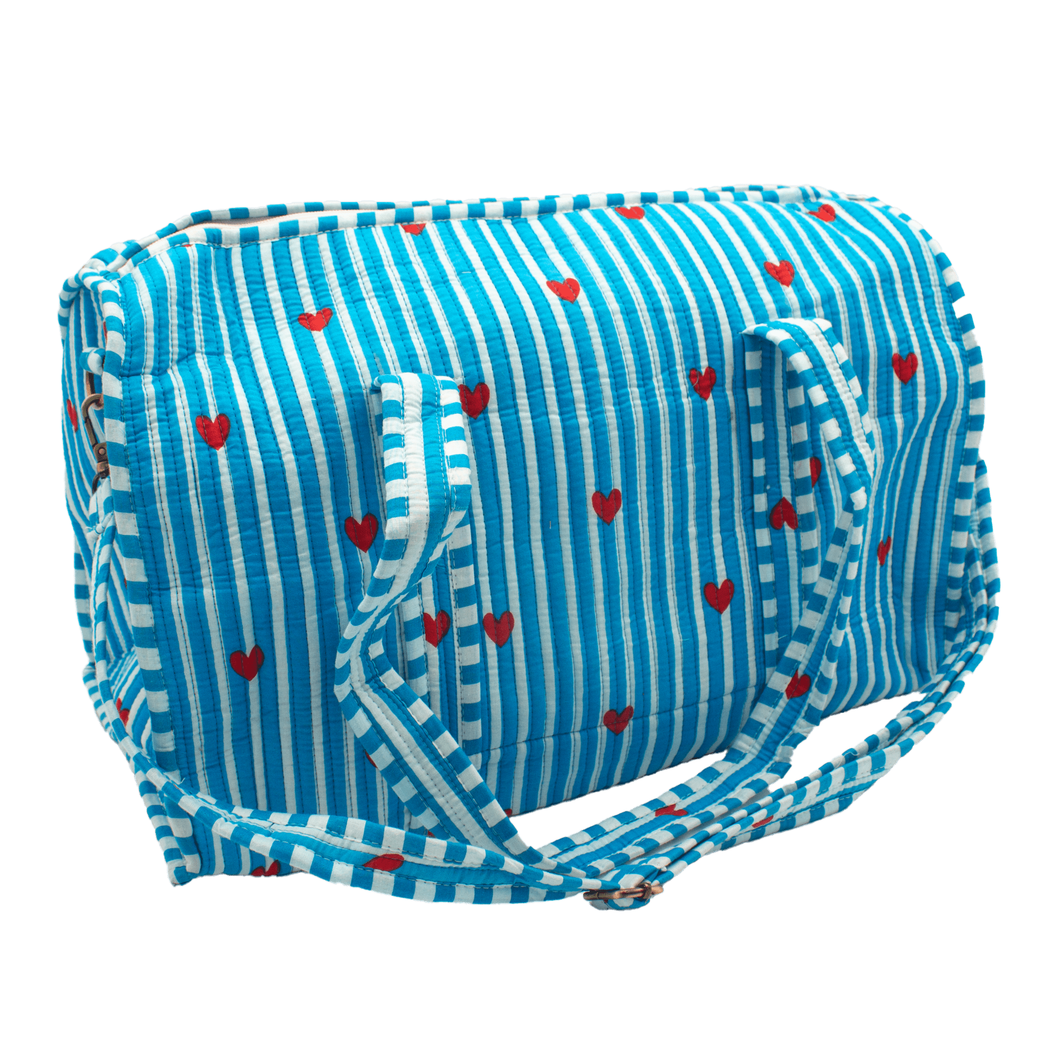 Blauw hart Duffel bag - StarGems
