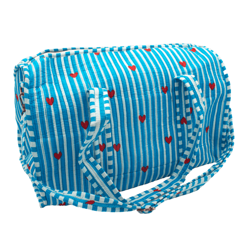 Blauw hart Duffel bag - StarGems