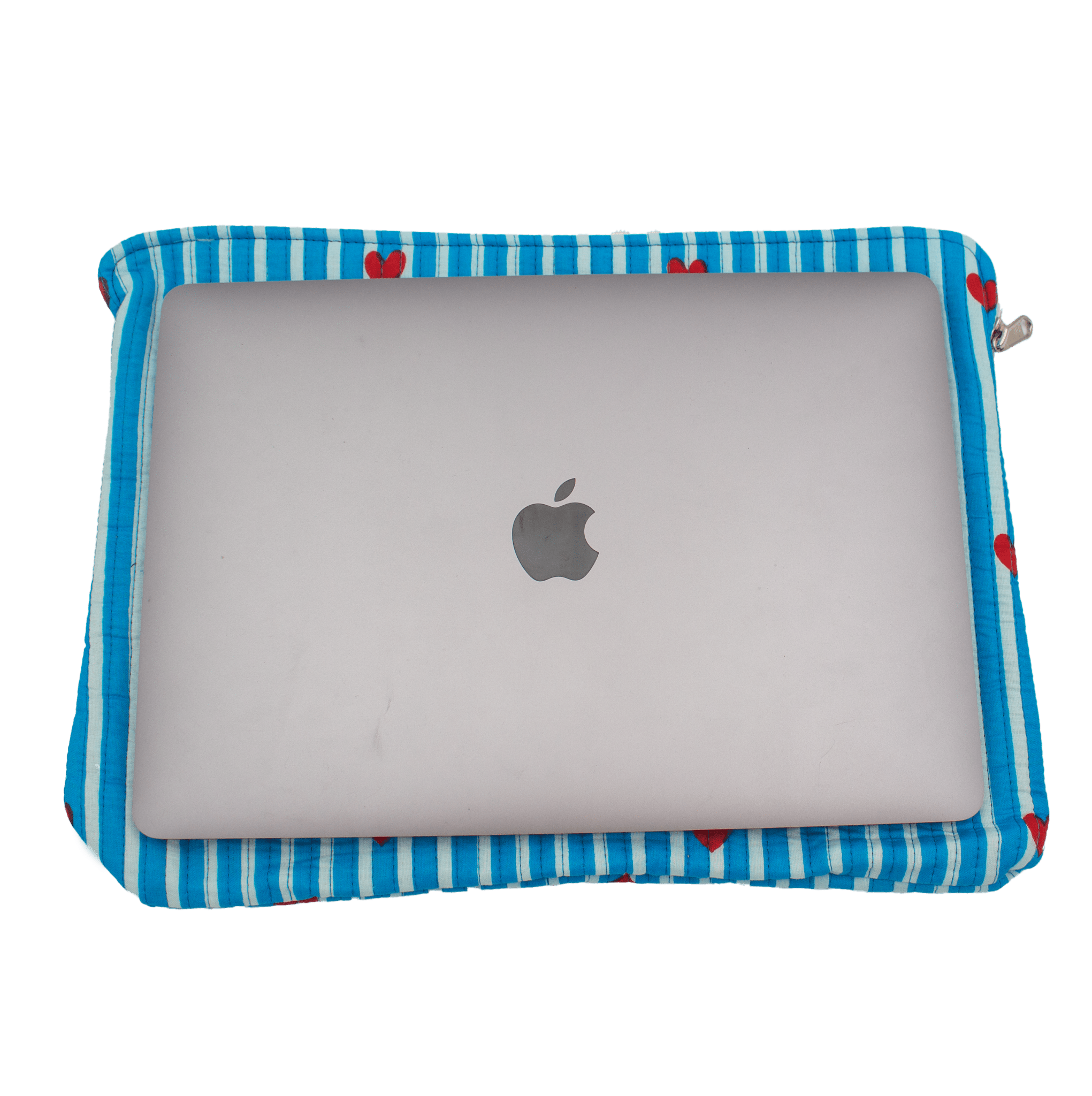 Blauw hart Laptophoes - StarGems