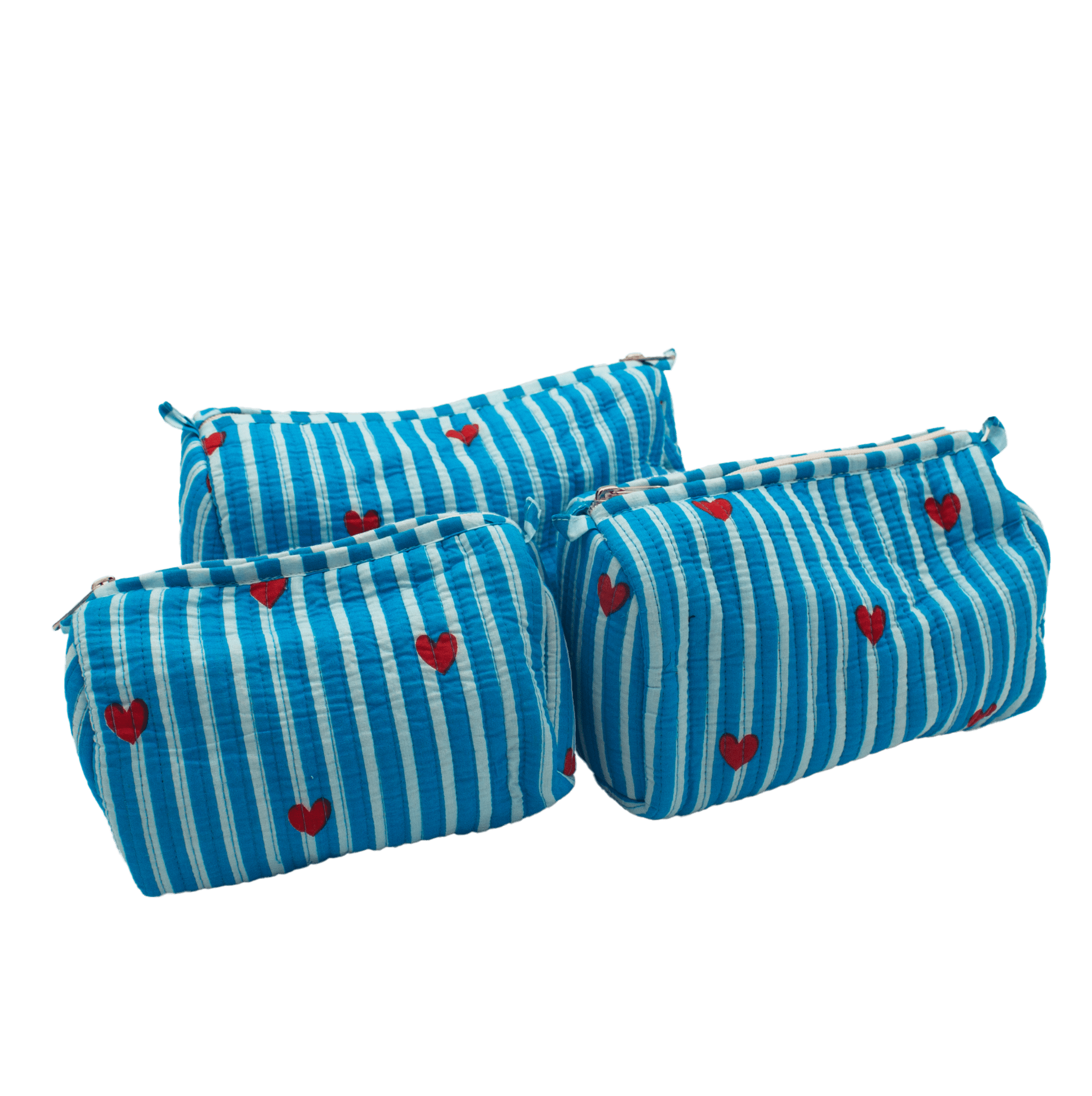 Blauw hart Pouch set - StarGems