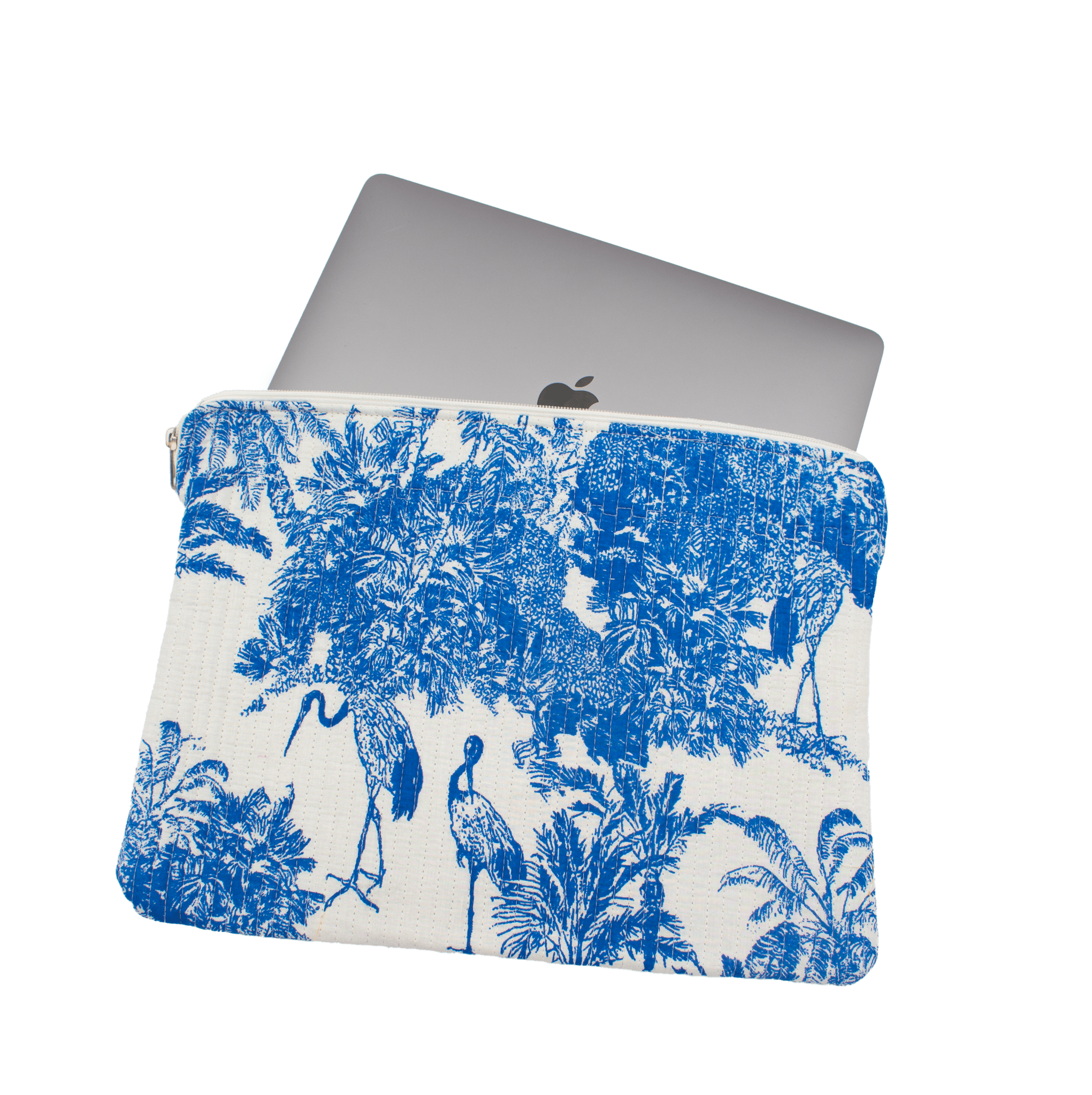 Blauw jungle Laptophoes - StarGems