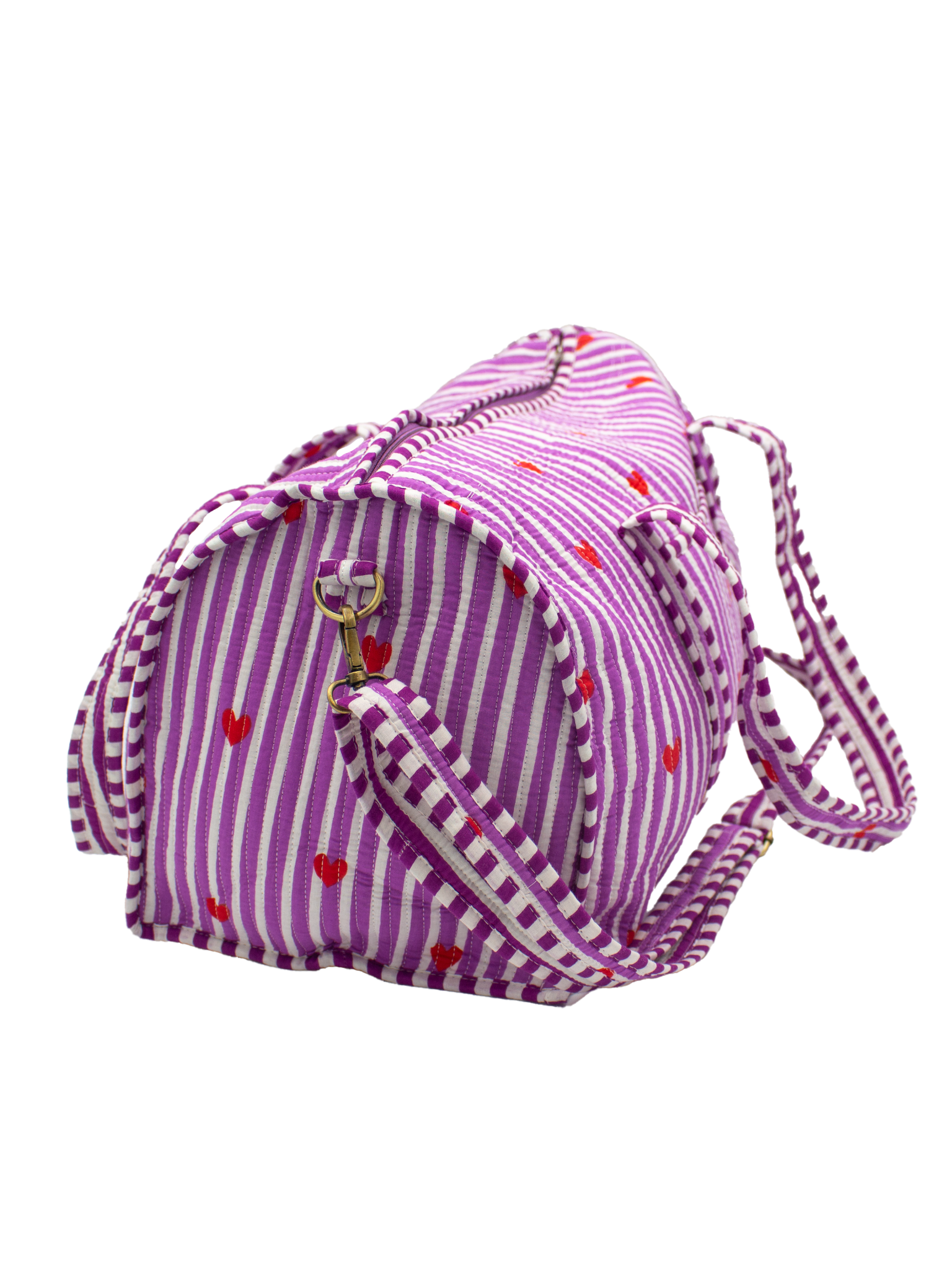 Paars hart Duffel bag - StarGems