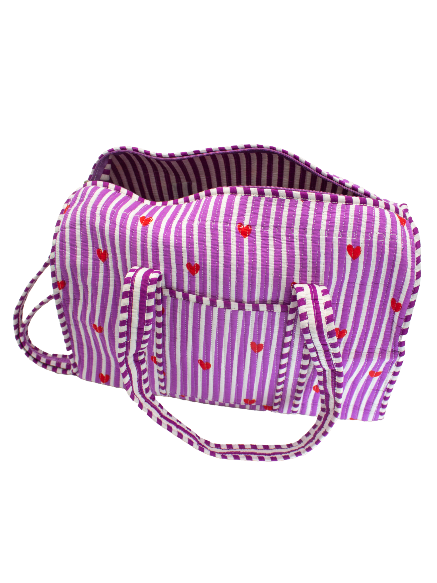 Paars hart Duffel bag - StarGems