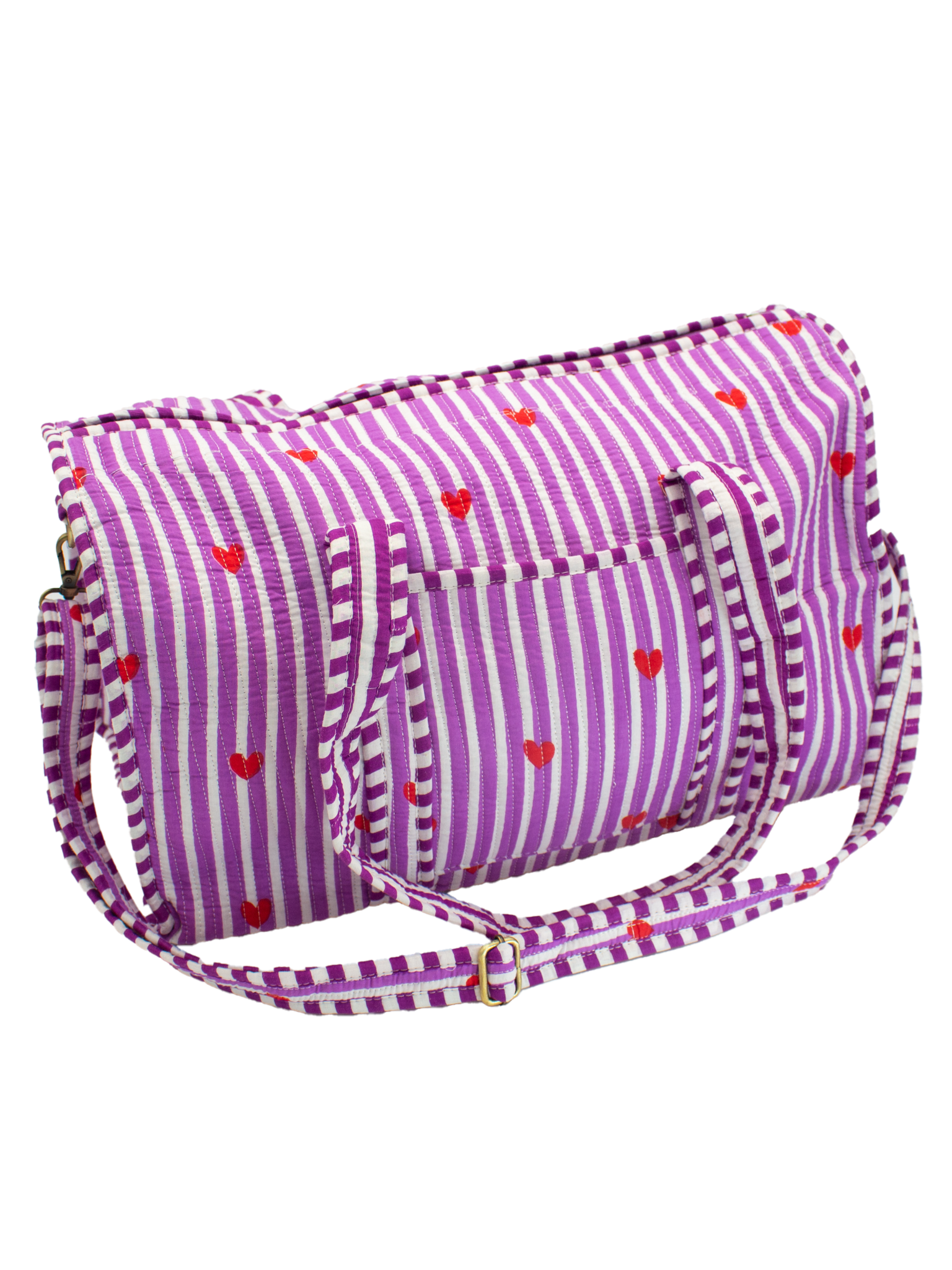 Paars hart Duffel bag - StarGems