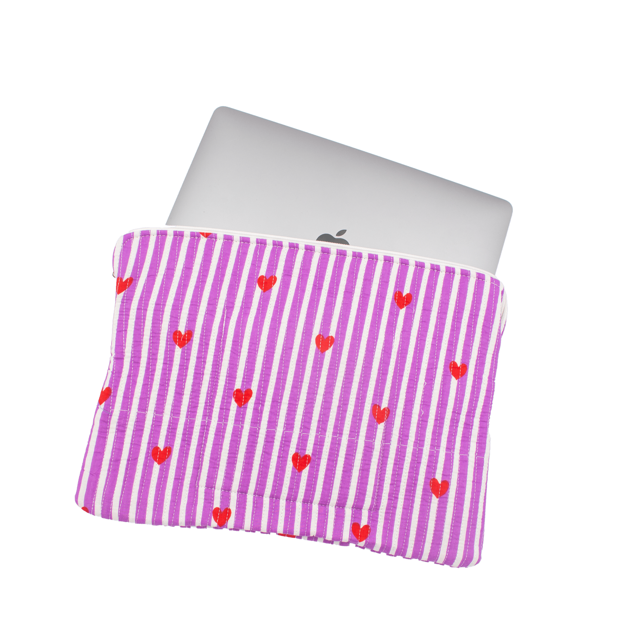 Paars hart Laptophoes - StarGems