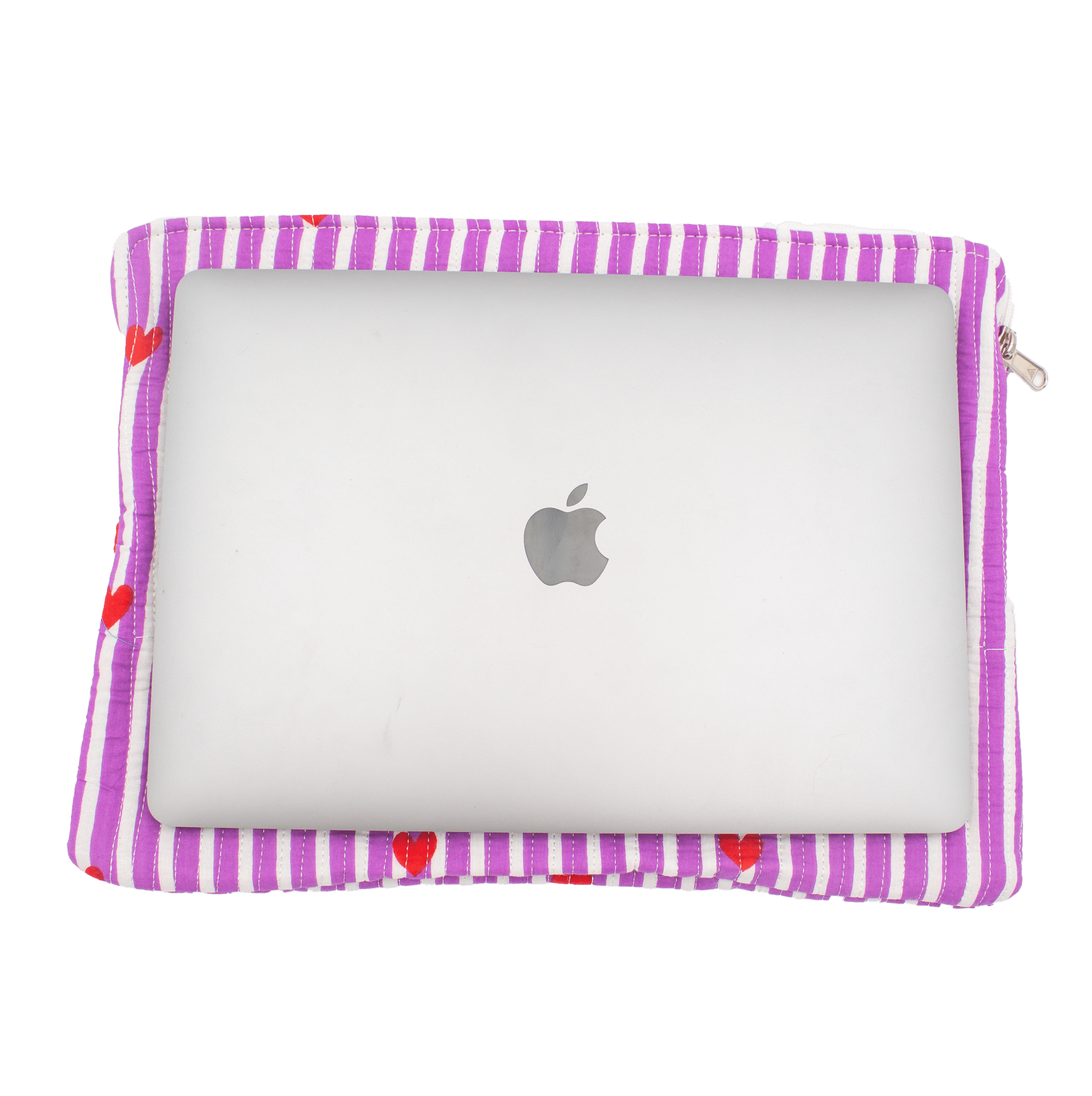 Paars hart Laptophoes - StarGems