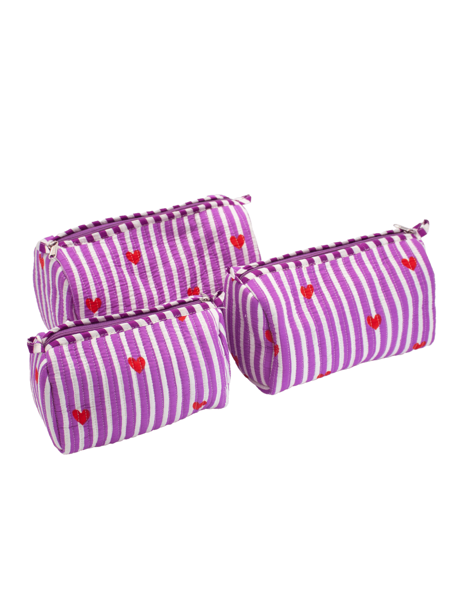 Paars hart Pouch set - StarGems