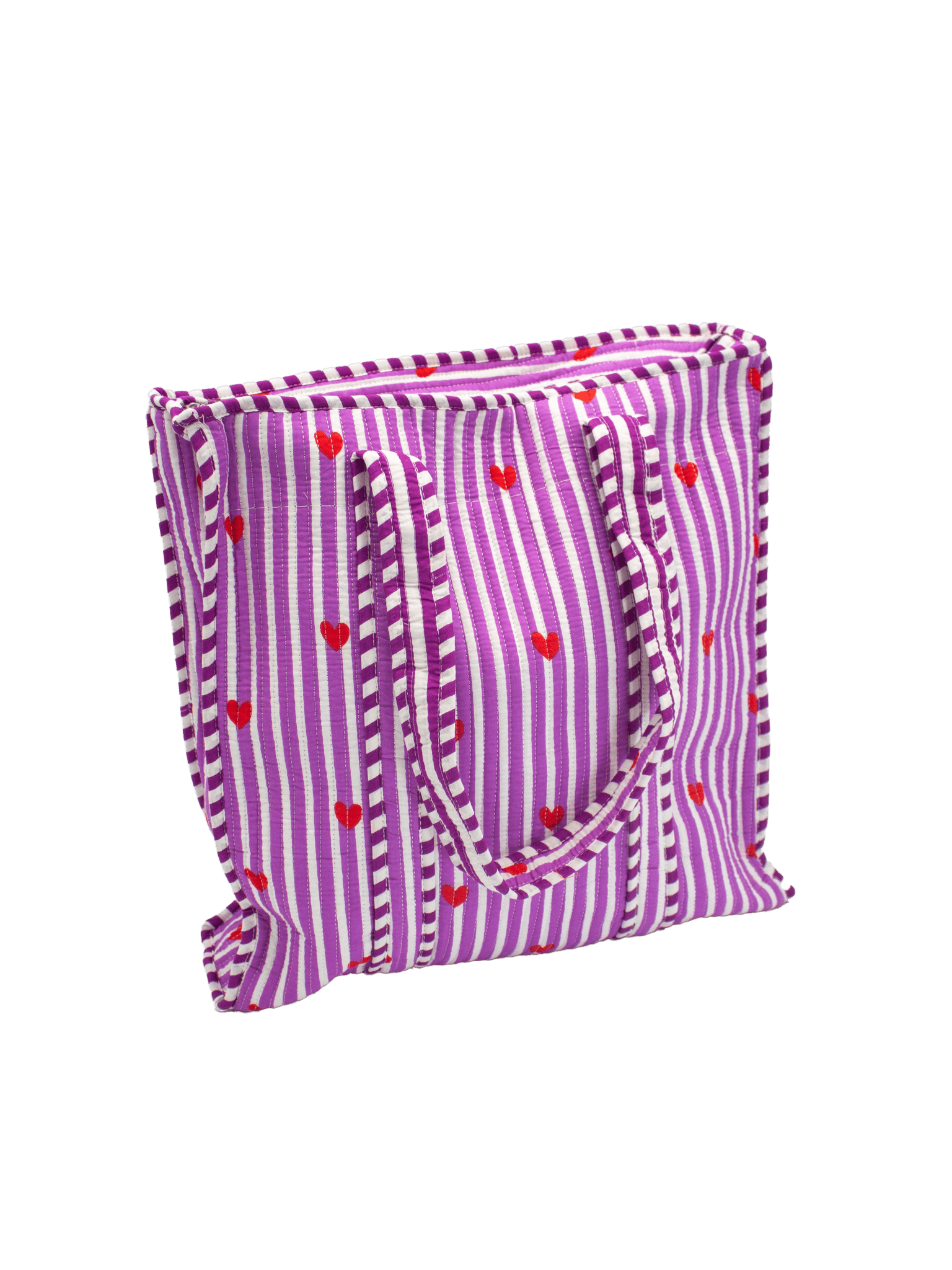 Paars hart Tote bag - StarGems