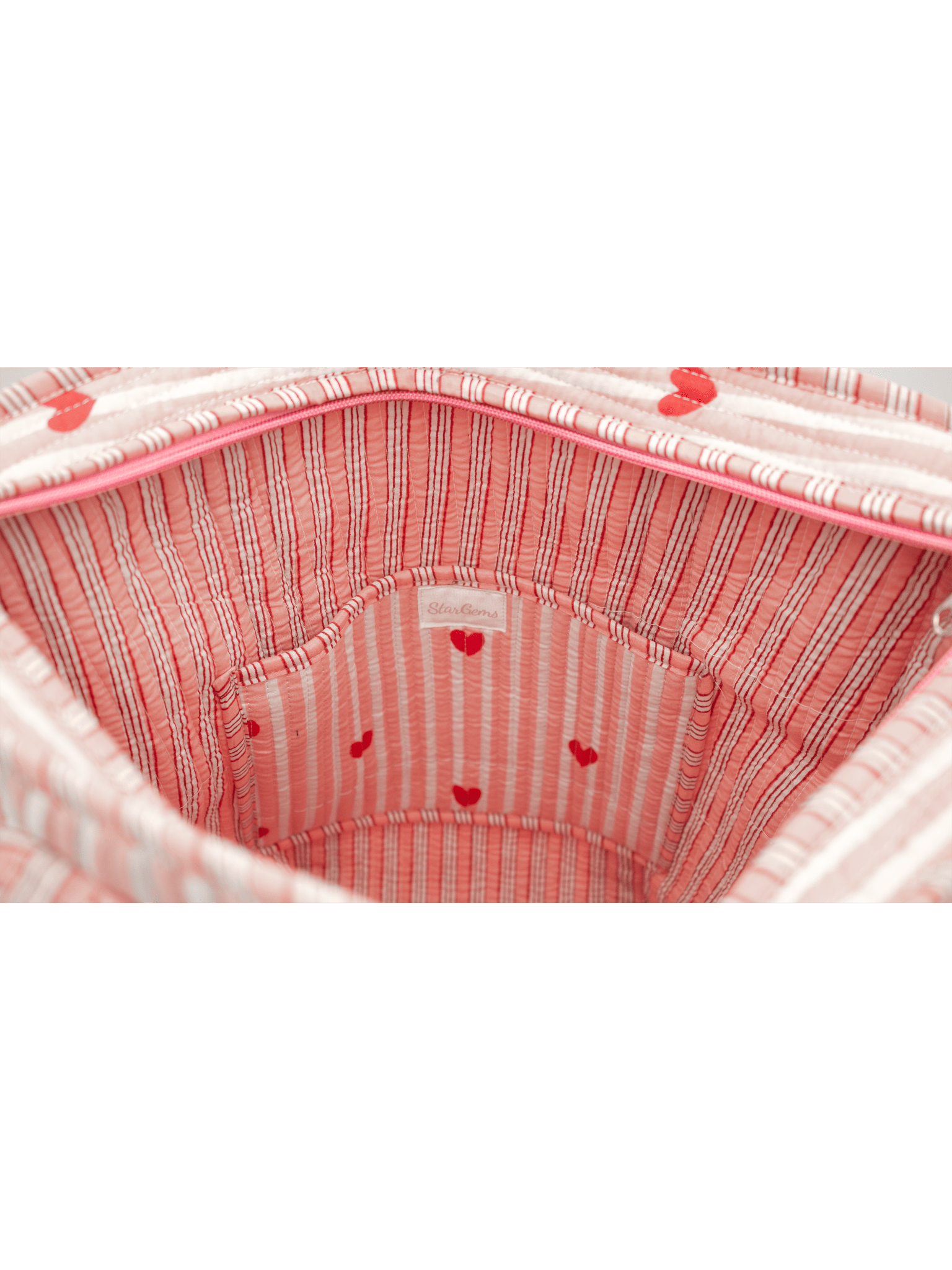 Roze hart Tote bag - StarGems