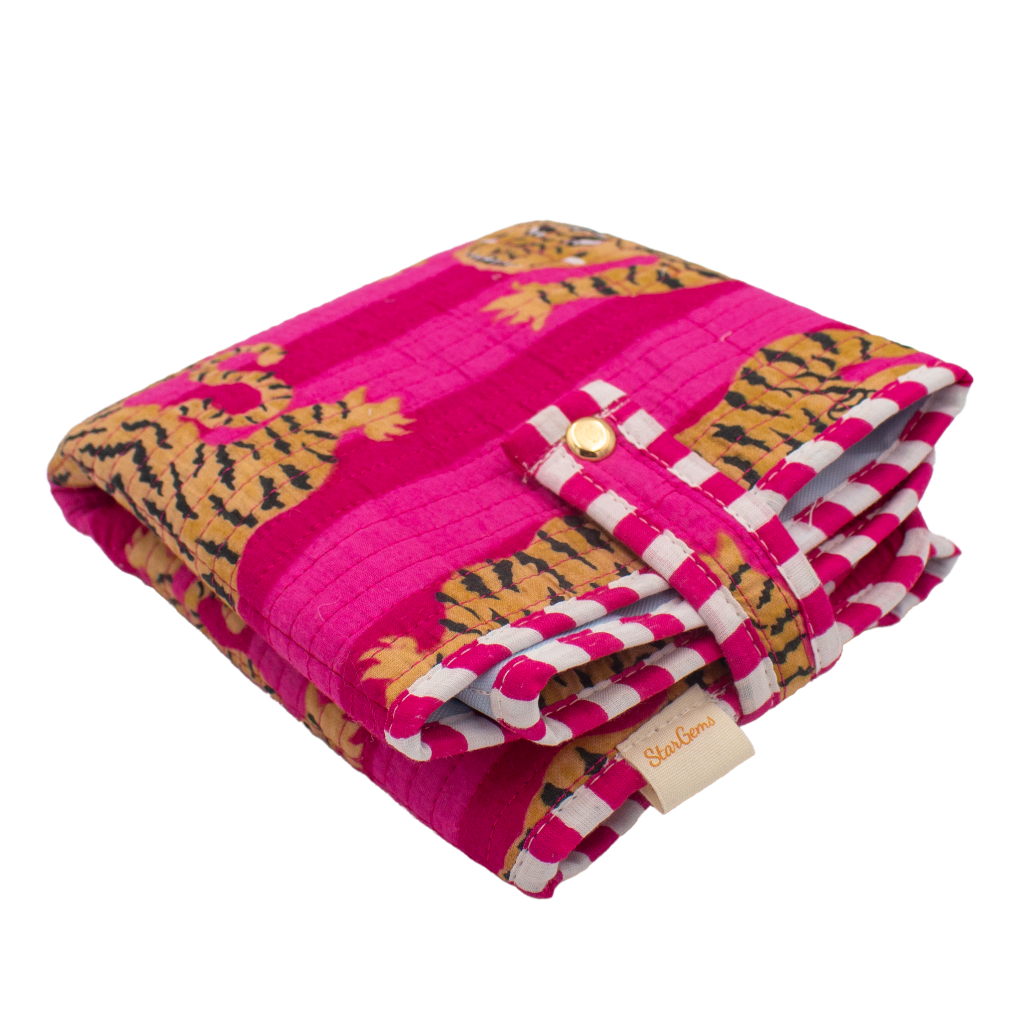Roze tijger Verschoonmat - StarGems